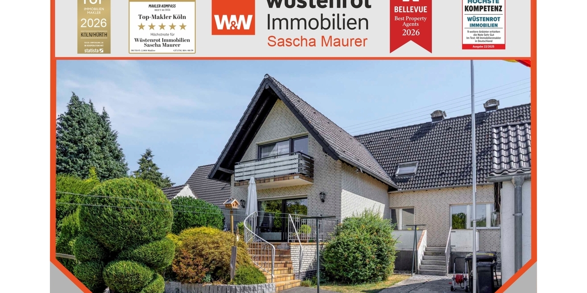 Echtes Raumwunder auf großem Sonnen-Grundstück in guter Wohnlage. Hier ist flexible Nutzung möglich! - Zweifamilienhaus Weilerswist | Angebot:27317017